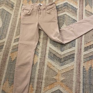 Kensie Ankle Biter Jeans - Light Pink